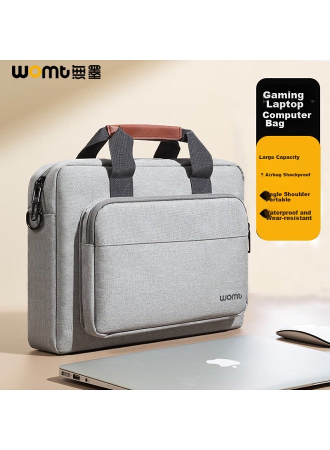 Womt Large Capacity Laptop Bag For 15.6/16 Inch Notebooks, Handheld And Shoulder Strap, Suitable For Apple, Lenovo Legion, Asus, Dell, Hp, And Shadow Elf Gaming Laptops - Image 1