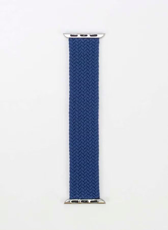 IAF Replacement Nylon Braided Apple Watch Band for 41/40/38 mm Small Blue - Image 3