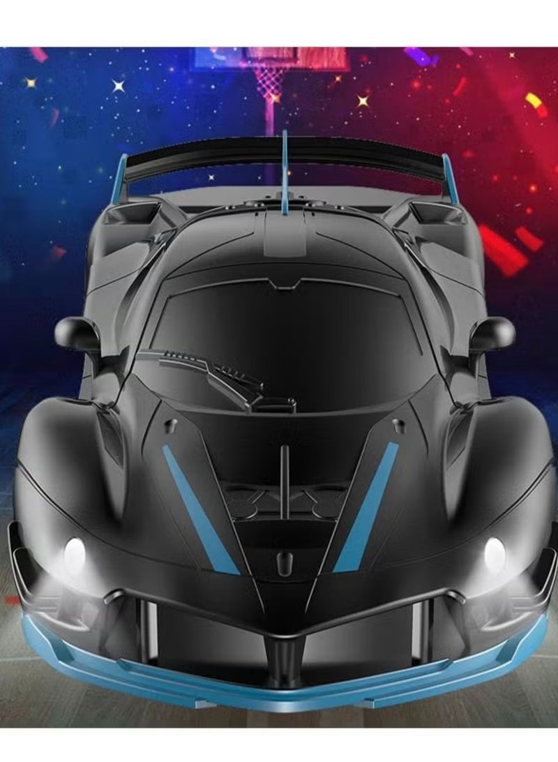 1:18 High Speed Black Ferrari Remote Control Car With Cool Car Lights Black - Image 5