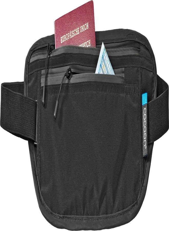 COCOON - Premium - Travelers Waist Wallet - Waterproof Silk - Black