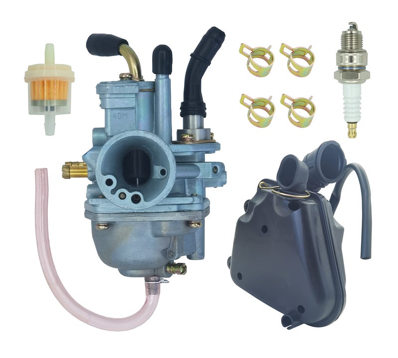DABAZUALY Carburetor For Polaris Predator 50 90 2003-2007,Carburetor For Polaris Sportsman 90 2001-2006,Polaris Scrambler 50 90 Carb 2001-2003 with Air Filter&Spark plug kit - Image 1
