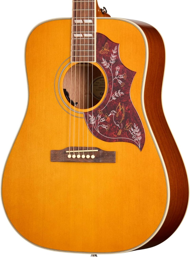 Epiphone Hummingbird Studio Acoustic Electric Guitar with Gig Bag - Natural - Image 1