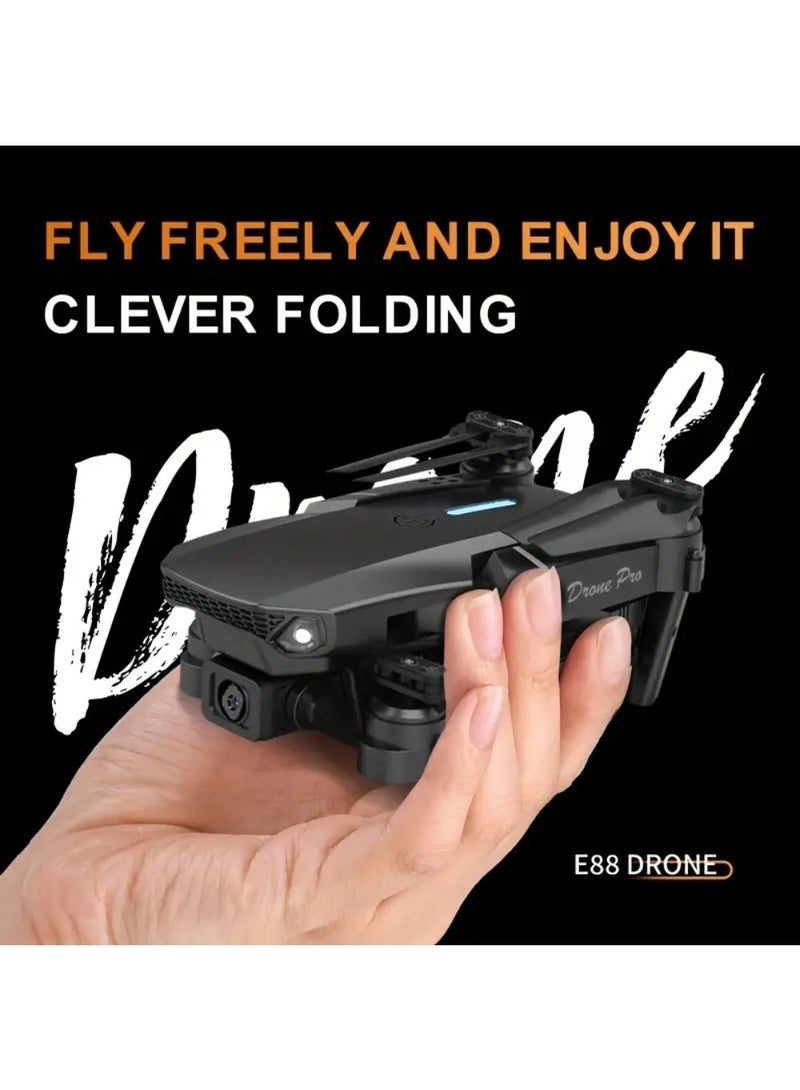 Mini Drone with Camera 1080p HD Foldable Drone for Kids Adults with Carrying Case Battery 90° Adjustable Lens Altitude Hold One Key Takeoff 360° Flip Toy Gift - Image 4