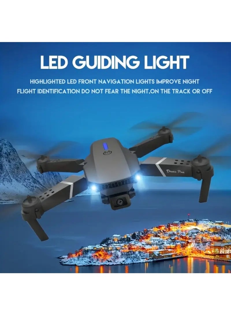Mini Drone with Camera 1080p HD Foldable Drone for Kids Adults with Carrying Case Battery 90° Adjustable Lens Altitude Hold One Key Takeoff 360° Flip Toy Gift - Image 3