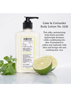 C. O. Bigelow C.O. Bigelow Village Perfumer Moisturizing Body Lotion For Women And Men Lime Coriander Scented Lotion No. 1536 10 Fl Oz  - Image 3