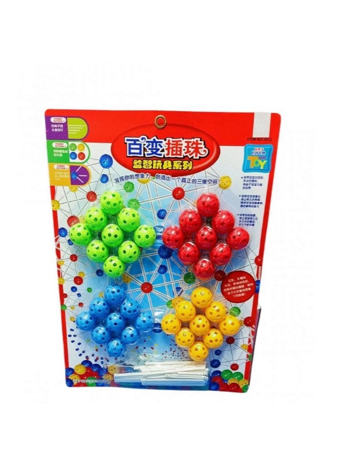 Generic Ball and stick combinations - for children - skill development games - large size - (multi-colored)  - Image 1