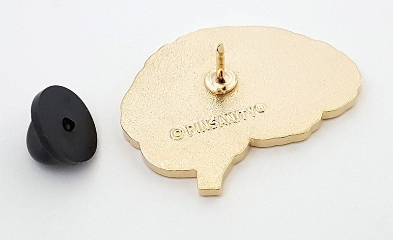 Pinsanity Digital Brain Enamel Lapel Pin - Image 3