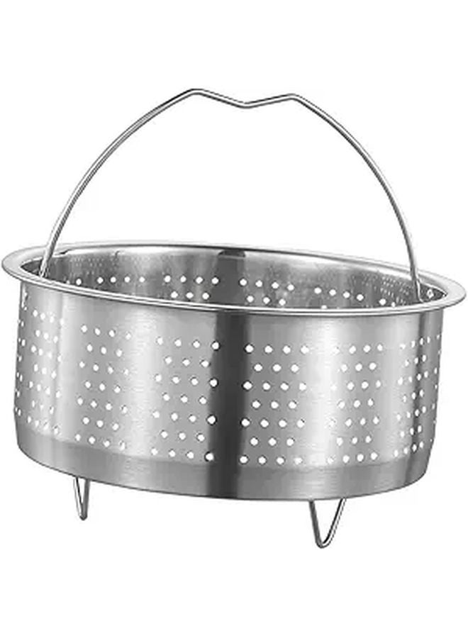 Stainless Steel Stackable Steamer Basket For Dumplings Buns And Vegetables - Image 1