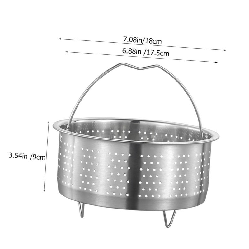 Stainless Steel Stackable Steamer Basket For Dumplings Buns And Vegetables - Image 3