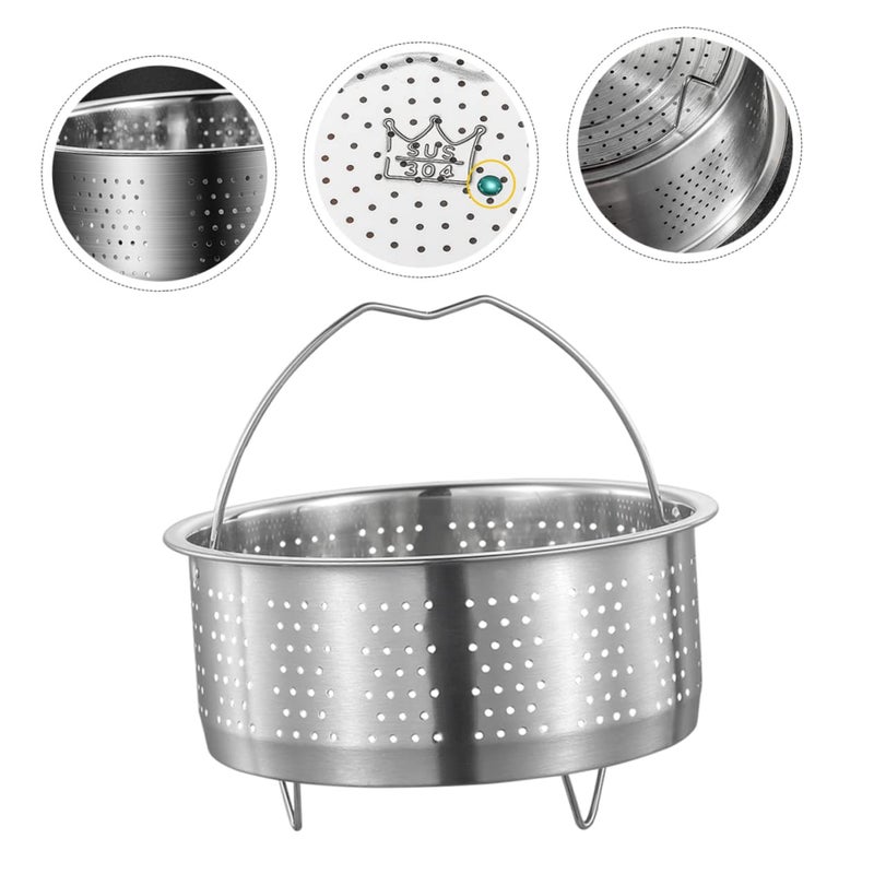 Stainless Steel Stackable Steamer Basket For Dumplings Buns And Vegetables - Image 4