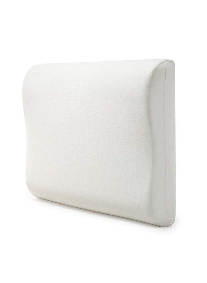 BIANCA Orthopedic Cervical Contour Shape Memory Foam Pillow With Bamboo Fabric Removable Zipper Cover -16 X 24 size (citron) | Soft Sleeping Pillow for Neck & Back Support | Set of 1 Piece solid-white - Image 3