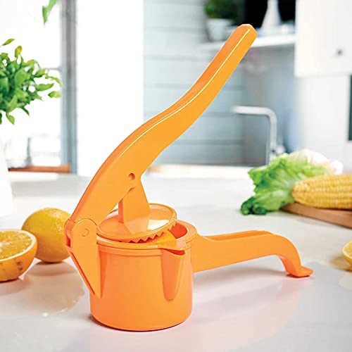 Nexellar Nexellar Lemon Hand Squeeze Tool 2 in 1 Plastic Orange Juicer Hand Press Machine Lemon Squeeze Manual Hand Tool Hand Operated Mini Manual Juicer for Fruits Fruit Juicer Special for Orange Lemon - Image 2