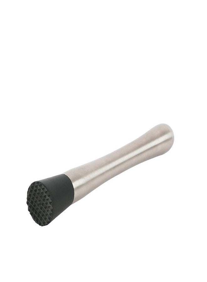 E - Ezra E-EZRA Long Stainless Steel Cocktail Muddler, Perfect for Bars, Catering Events and Home Use (1, 8 Inches) Christmas Gift - Image 2