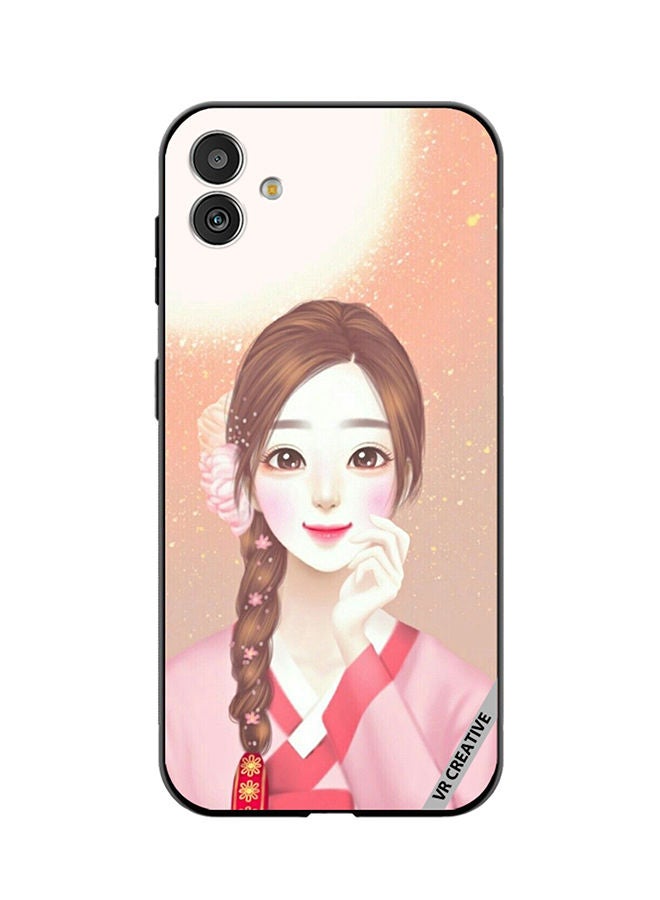 VR CREATIVE Protective Case Cover For Samsung Galaxy F14 Chinese Traditional Girl Design Multicolour - Image 1