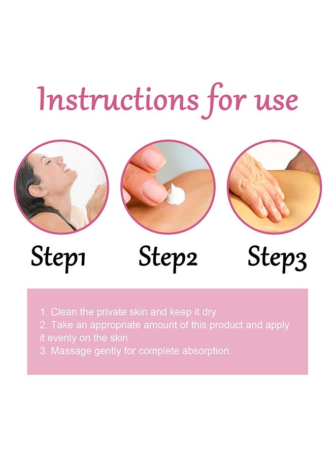 OUHOE Body Pink Cream-Snow Bleach Cream for Private Part Underarm Whitening, Dark Skin Bleaching Cream for Dark Spots, Face and Body Skin Lightening Bleaching Cream for Intimate Areas Brightening - Image 5