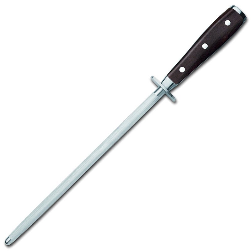 Wusthof IKON Honing Steel 10 Brown