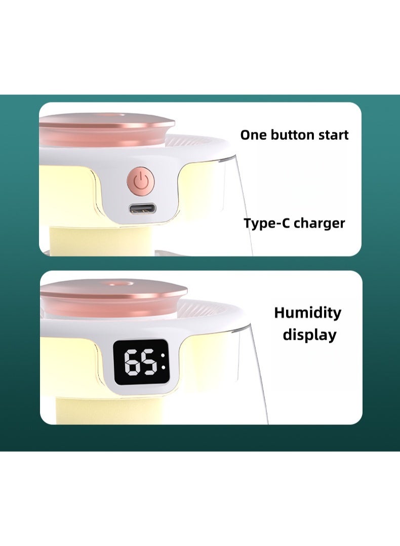 Catei Karrui 2.2L air humidifier electronic display double nozzle cold mist air humidification, living room, bedroom - Image 4