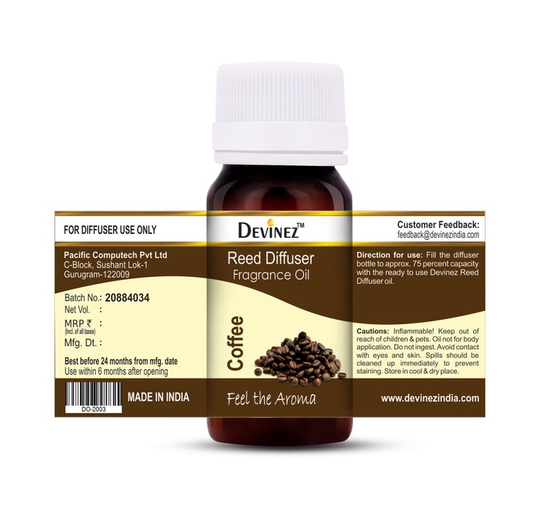 Devinez Coffee Fragrance Oil, for Candles and diffusers, Reed Sticks, DIY, Soap Making, Air Fresheners, Beauty Products, 35ml - Image 5