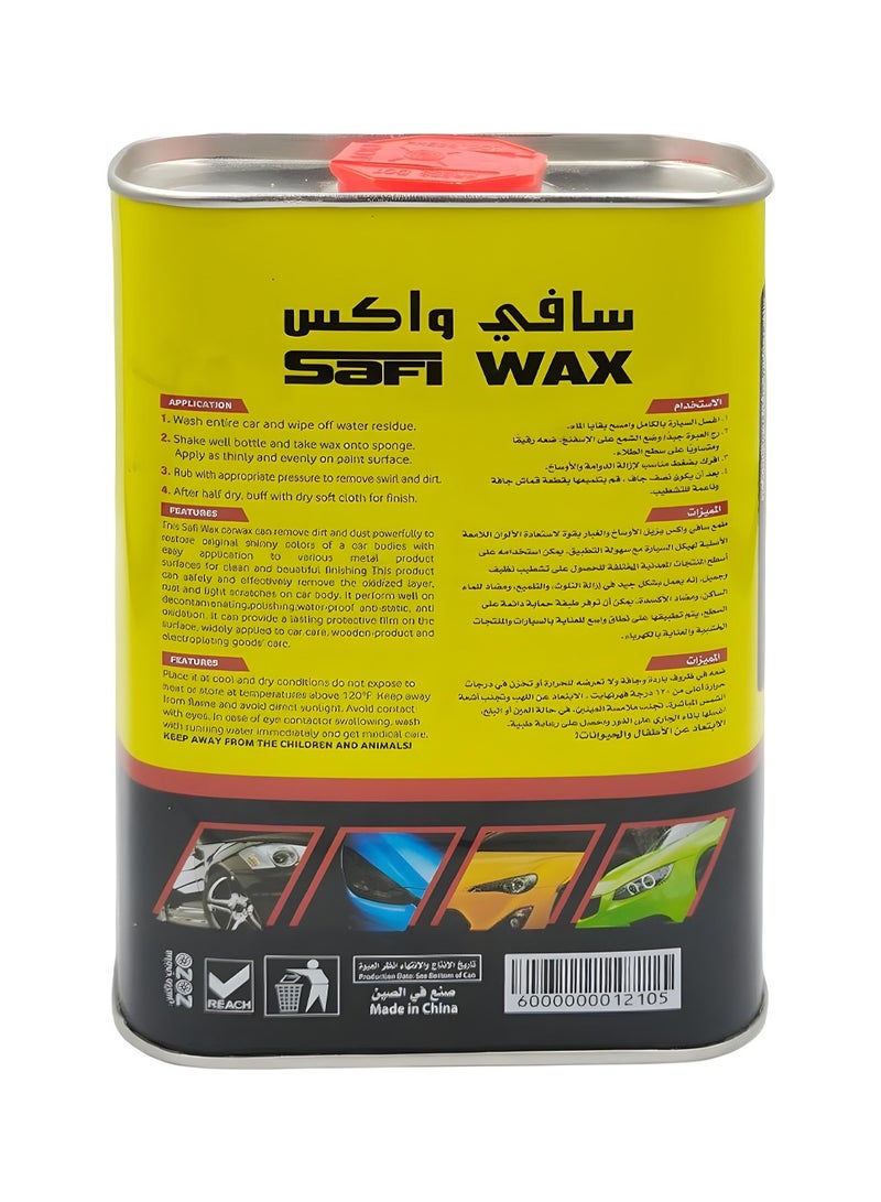 Safi WAX Safi Wax Heavy Duty Silicone Car Wax & Cleaner Quick & Easy Shine for Glossy Finish  Removes Contaminants & Fine Swirls Safe for All Surfaces, 473ml, SFW-27 - Image 2