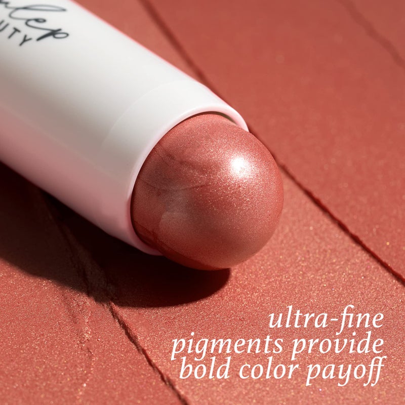 Julep Skip The Brush Cream to Powder Blush Stick - Desert Rose - Blendable and Buildable Color - 2-in-1 Blush and Lip Makeup Stick - Image 3