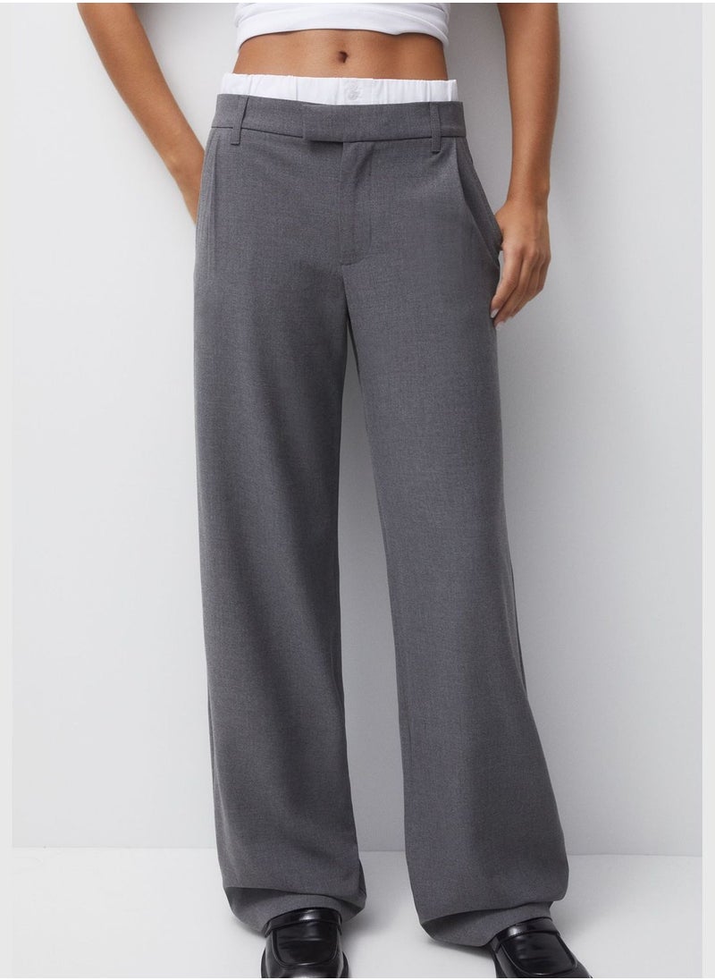 PULL&BEAR Contrast boxer trousers  - Image 4
