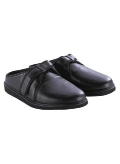 Max Comfort Medical Soap Leather Shoes For Diabetics - Leather Slippers 41, Black For Unisex  - Image 2