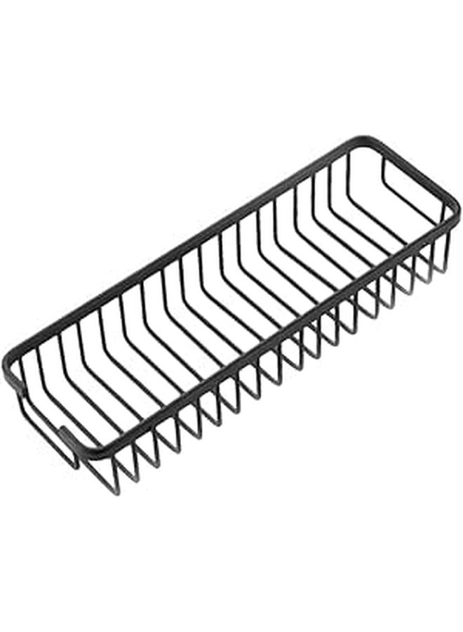Wall Mounted Bathroom Shower Shelf Portable Storage Rack No Drilling Required - Image 1