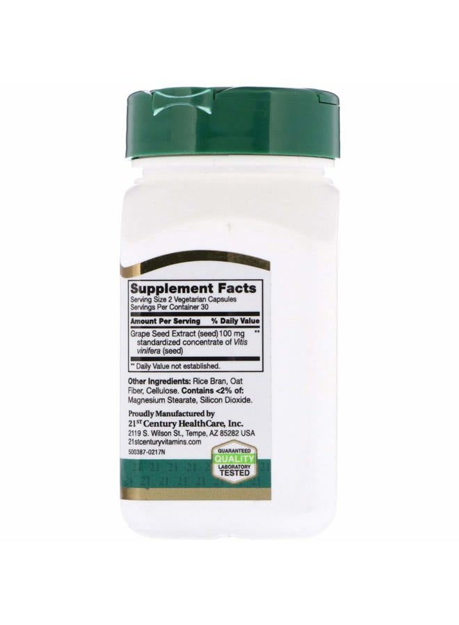 21st Century Grape Seed Extract, 60 Caps - Image 2