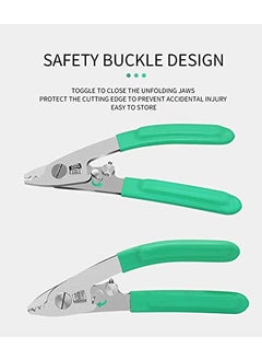 Generic Optrotech Fiber Stripper GREEN Stainless steel Fiber Optic Stripping Pliers 3 Holes Fiber Cable Stripper Fiber Optic Stripper  fiber stripper  - Image 2