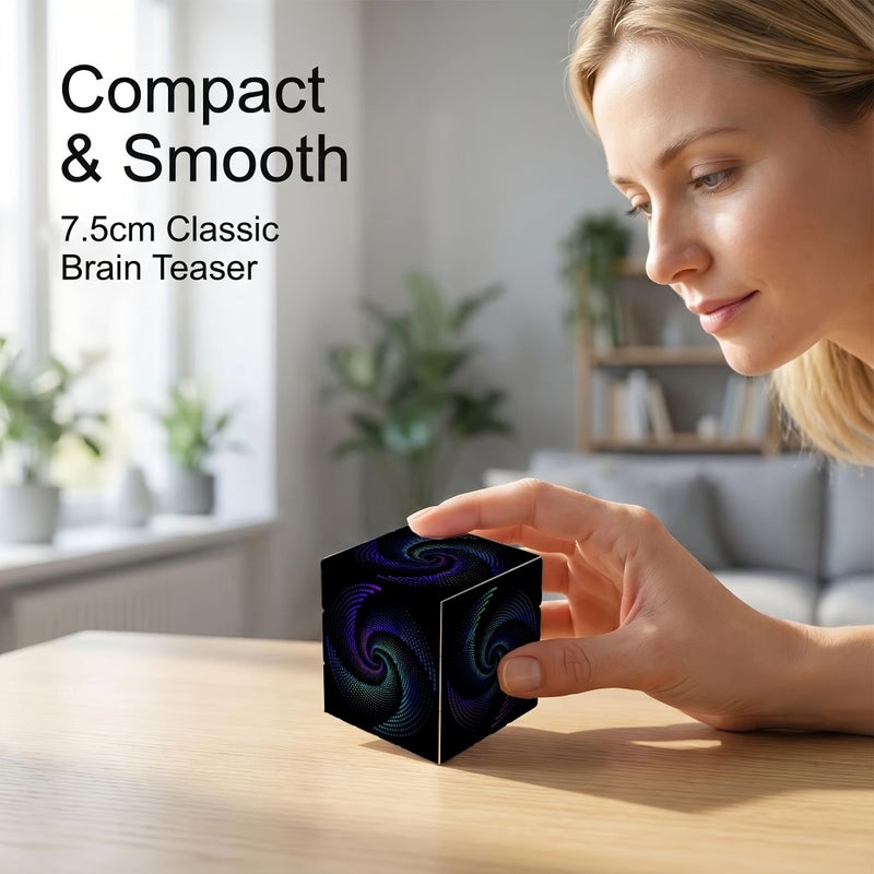 1PC 3x3 Speed Cube Puzzle Magic Stress Toy 276inch Art Design Gift - Image 2