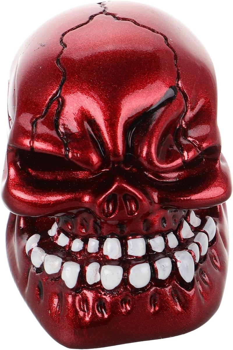 Gear Shift Knob Manual Transmission Stick Shifter Knob for Car with Threaded Base, Universal Fit for Manual Auto Transmission Vehicles, Red - Image 1
