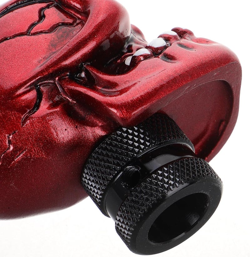 Gear Shift Knob Manual Transmission Stick Shifter Knob for Car with Threaded Base, Universal Fit for Manual Auto Transmission Vehicles, Red - Image 3