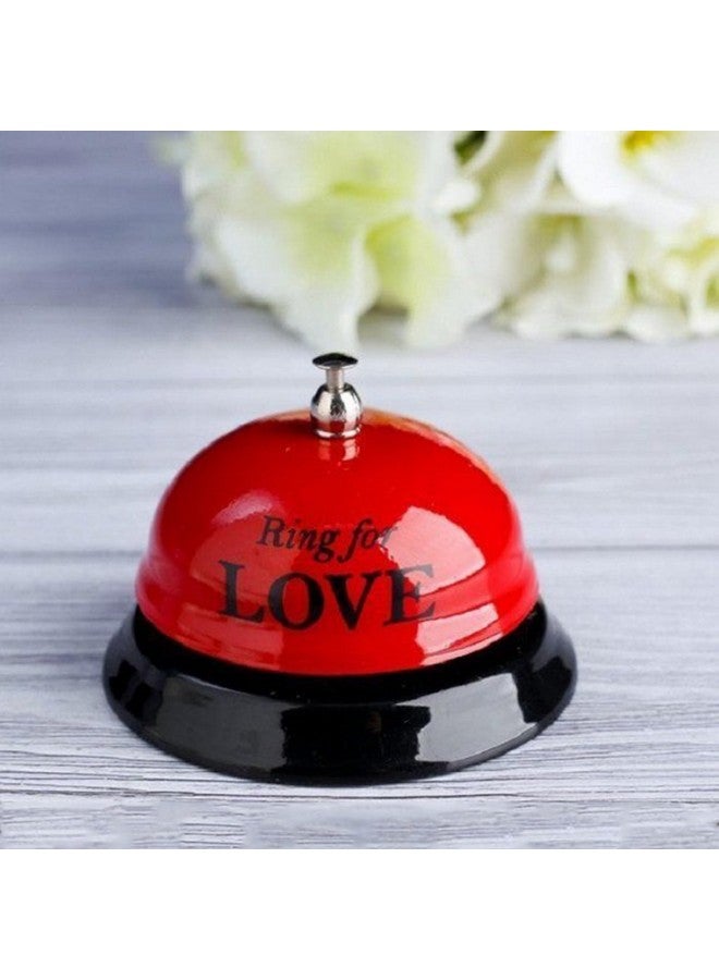 Ascension Ascension Table Ring Bell for Love Metallic Bell Ring for Love Cute Love Bell Ring Gift for Girlfriend Boyfriend Husband Wife Romantic Valentine's Day Gag Novelty Gifts Joke Game Prop (Random Colors)  - Image 2