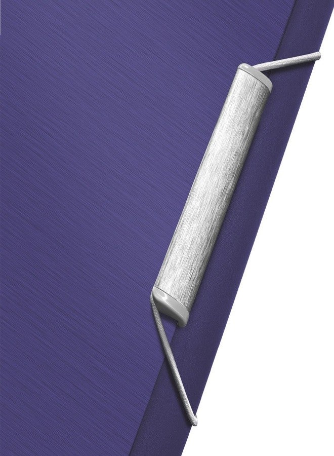 Leitz Style PP Divider Book Premium File Folder with 6 Tabbed Dividers, Titan Blue (200 Sheets Capacity) - Image 5