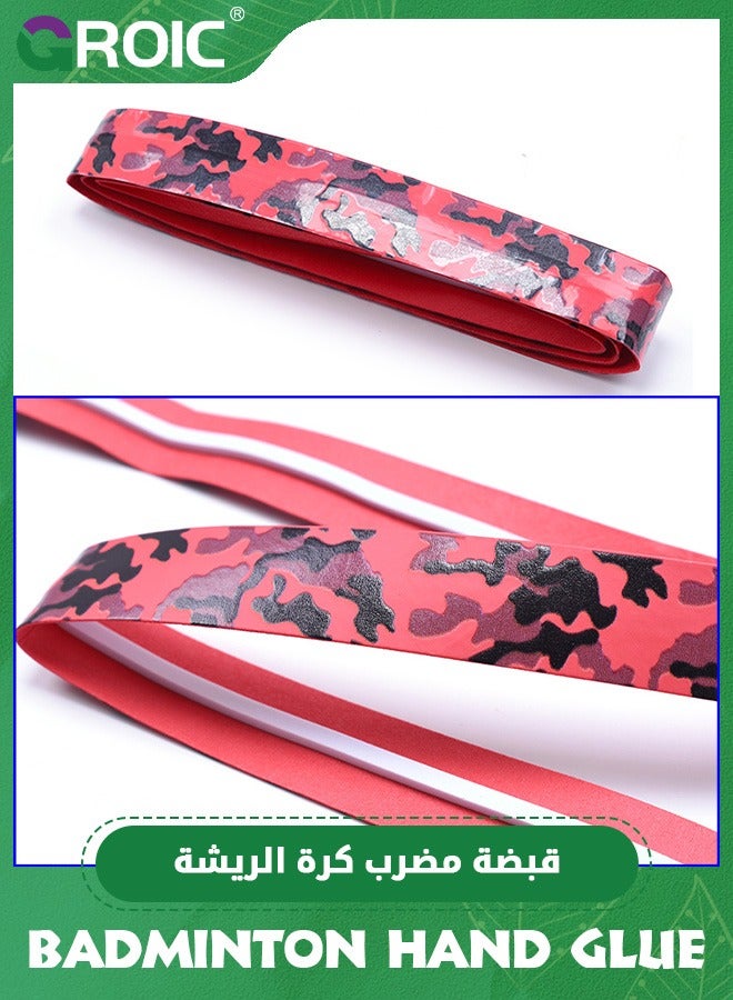 GROIC 5 Pack Tennis Racket Grip Tape,Racket Grip,Precut Dry Feel Grip Tape Absorbs Sweat Tennis Grip,Badminton Overgrip Pickleball Overgrip Tennis Overgrip - Image 2