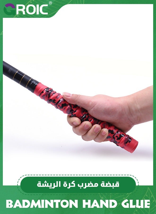 GROIC 5 Pack Tennis Racket Grip Tape,Racket Grip,Precut Dry Feel Grip Tape Absorbs Sweat Tennis Grip,Badminton Overgrip Pickleball Overgrip Tennis Overgrip - Image 3