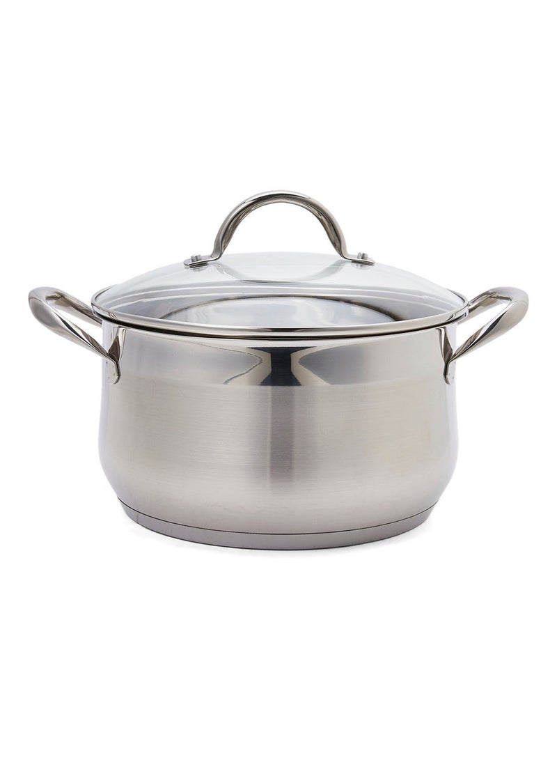 7-Piece Stainless Steel Induction Cookware Set - Silver - Image 2