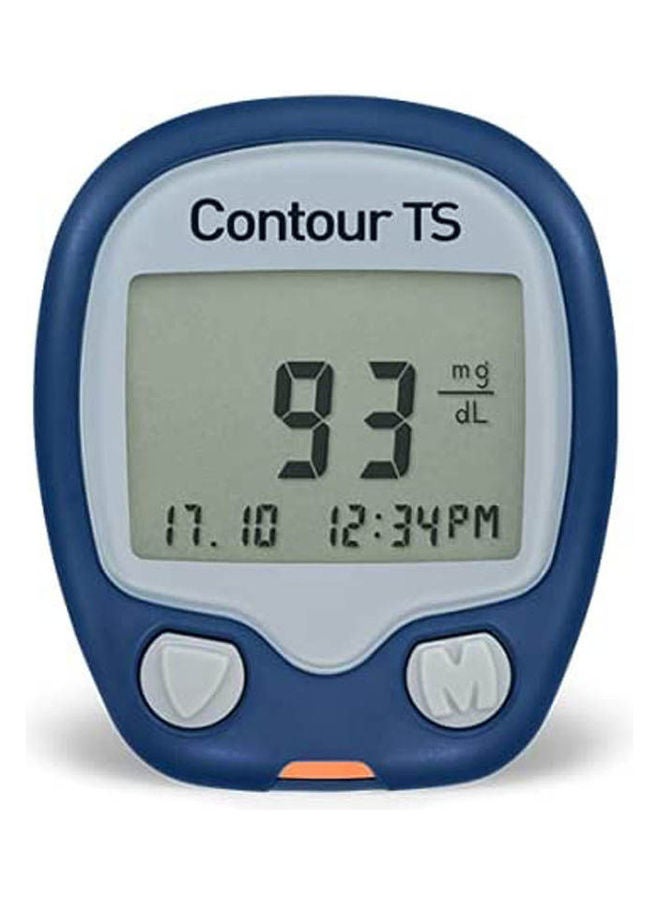 Contour Ts Blood Glucose Measuring Device With 50 Test Strips