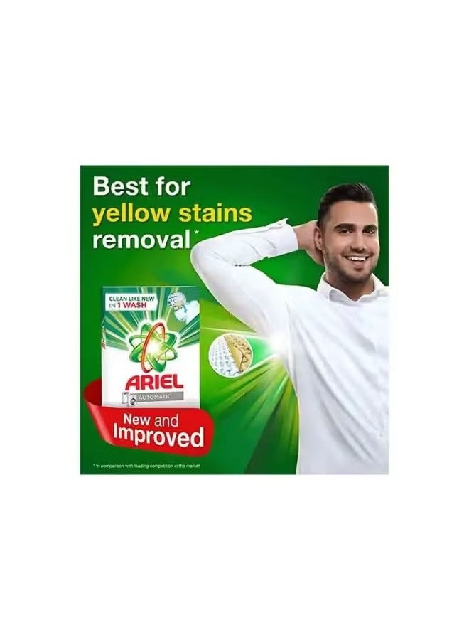 Ariel Automatic Laundry Detergent Powder 2.5kg, Powerful Stain Removal & Deep Cleaning Washing Powder for Automatic Washing Machines, Laundry Detergent Powder for Clothes, Fabric Cleaning Powder - Image 2