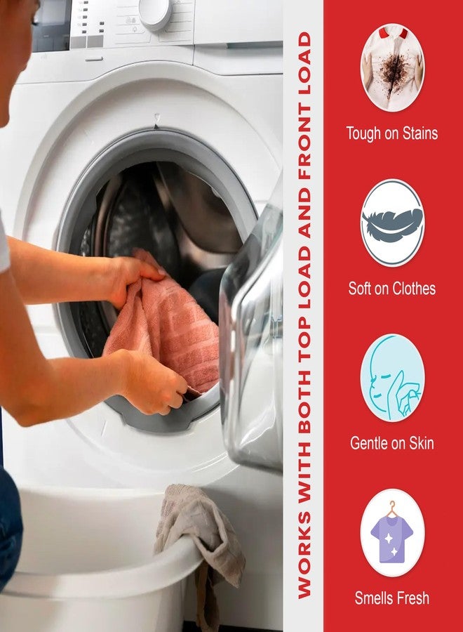 Meriton 5L Bio Enzyme Powered Liquid Detergent |Powerful Stain Remover| Gentle On Fabrics | Fresh Fragrance| Suitable For Both Top & Front Load Machines - Image 3