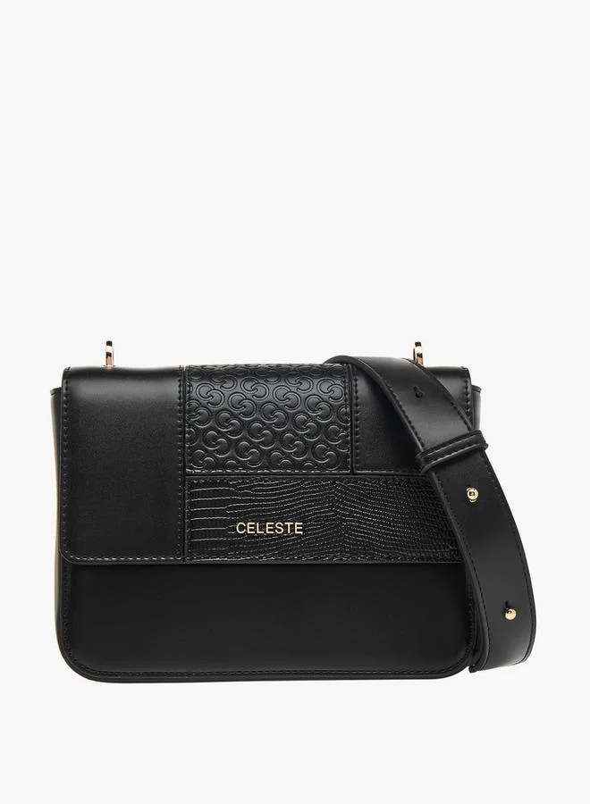 Celeste Panelled Crossbody Bag with Adjustable Strap