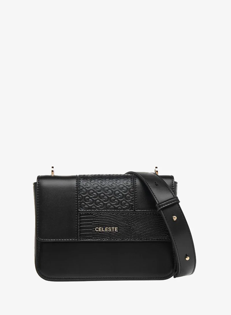 Celeste Panelled Crossbody Bag with Adjustable Strap