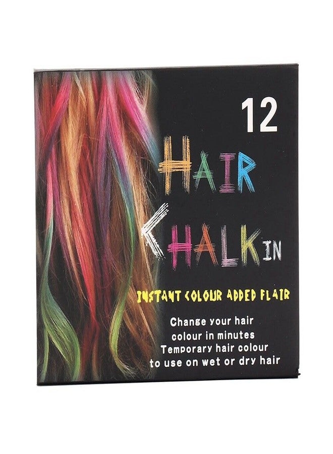 ARROLLIANT 24 Colors Hair Chalk, Temporary Hair Color Chalk for Girls Kids, Safe Non-Toxic Washable Hair Dye Hair Chalk Pens, Hair Color Dyeing Tool for Halloween Christmas New Year Party Cosplay - Image 1