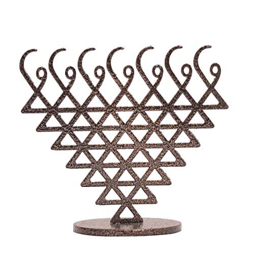 NAITIK CREATION Shri Saraswati Yantra for Success & Wisdom | Antique Gold Metal Yantra for Pooja Room, Study Table & Office Desk | Spiritual Gift for Students & Professionals (10 cm x 10 cm) - Image 1