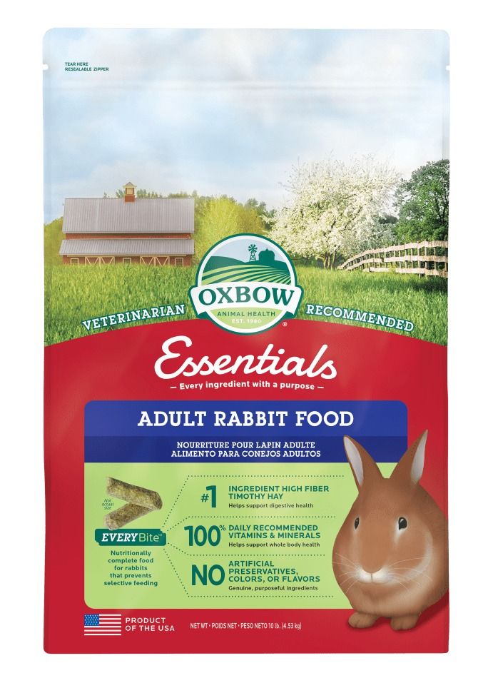 Oxbow Essentials Adult Rabbit Food 4.53 kg - Image 1