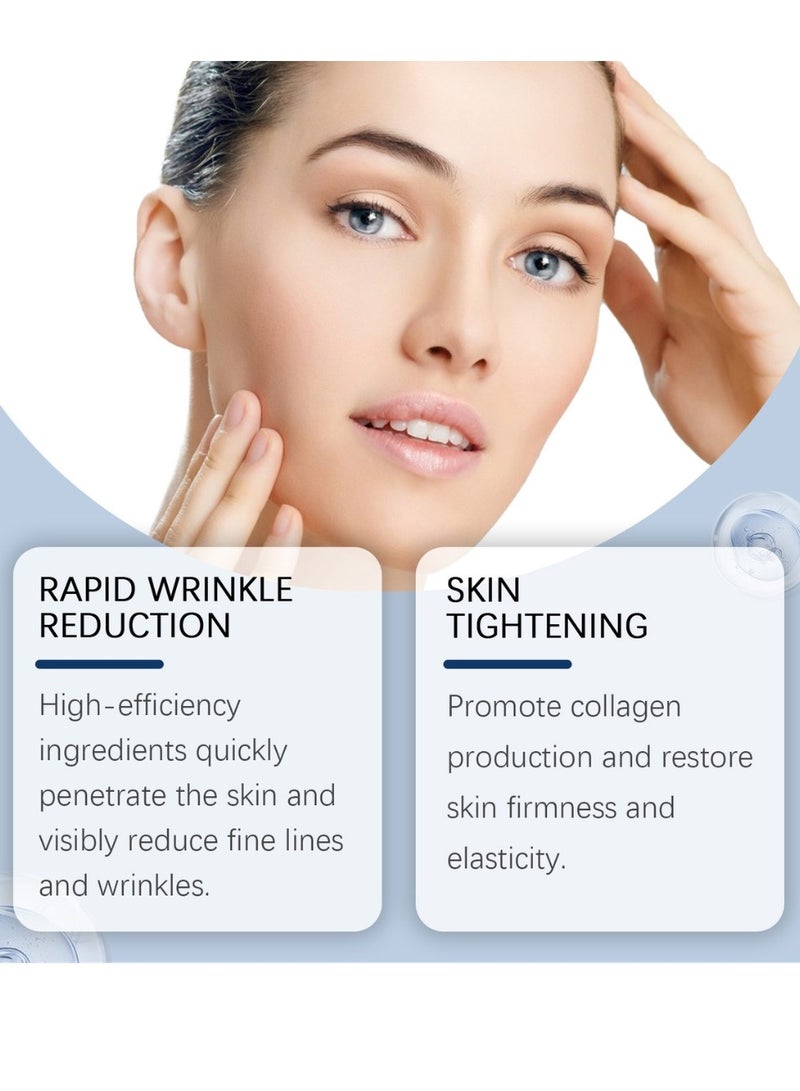 OUHOE Botox Liquid Solution Facial Serum for Face Instant Face Tightening Botox Reduce Fine Lines Wrinkles Boost Skin Collagen Hydrate and Plump Skin Face Serum Botox Stock Anti Aging Serum 30ml - Image 5