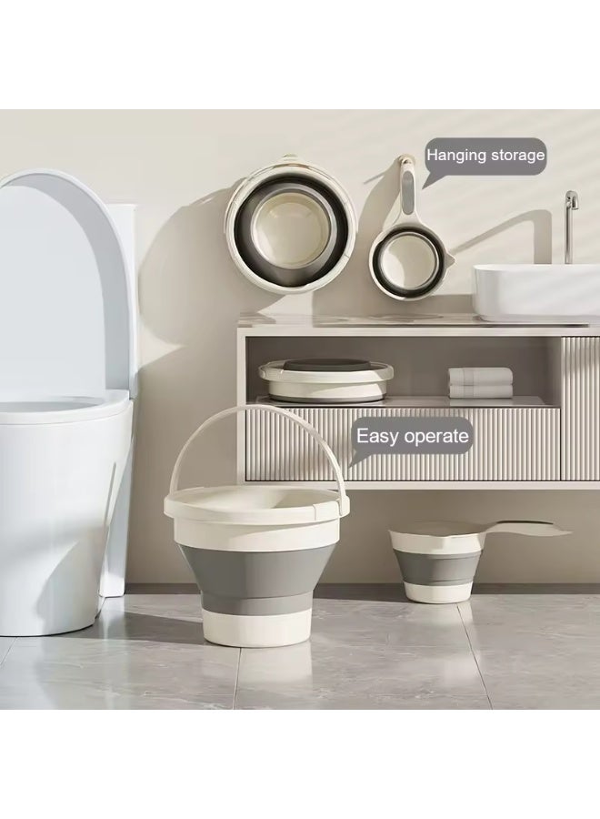 WALALLA 7-In-1 Baby Newborn Bathtub Stand Set Gift Box No-Bending Baby Bathing Table Nursing Table (Include Scoop, Bucket, Bath Mat,Washbasin,Bathtub,Bathtub Stand,Coat Hangers) - Image 4