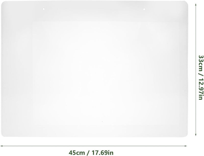 Pp A3 Document Protector Sleeve 2pcs, Multi-Function File Folder with Window, Portable Vertical Paper Organizer for Office and Inspection Use - Image 2