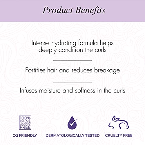 Curl up Intense Hydrating Hair Mask - Deep Conditioner For Curly Hair - Sulphate Paraben & Silicone Free (200 Gram, Fresh) - Image 4