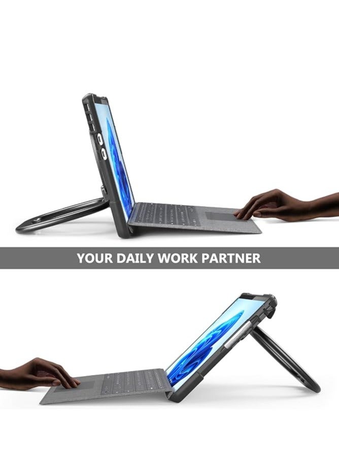 Microsoft Surface Pro 9 13.0-inch rugged case released in 2022, heavy-duty shockproof case with swivel handle, support keyboard attachment interface - Image 4